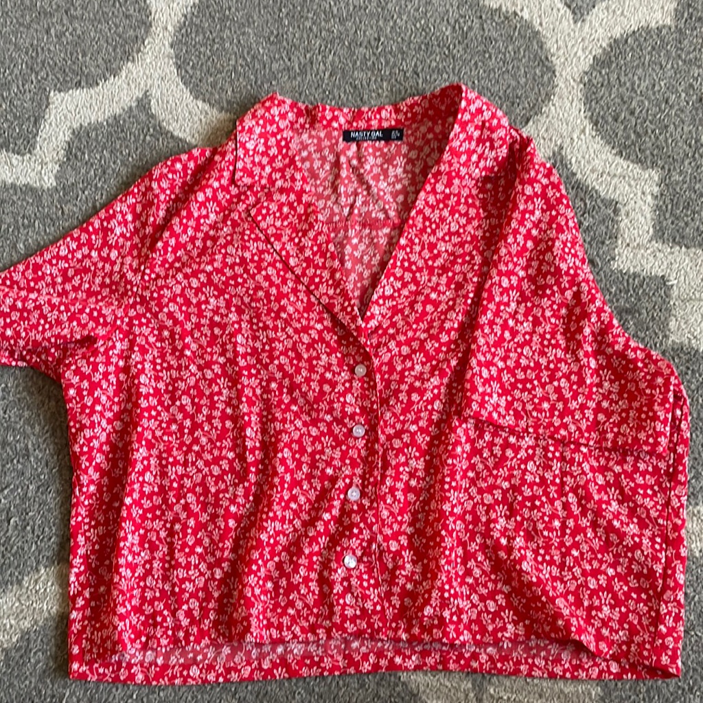 Cropped Button Up.